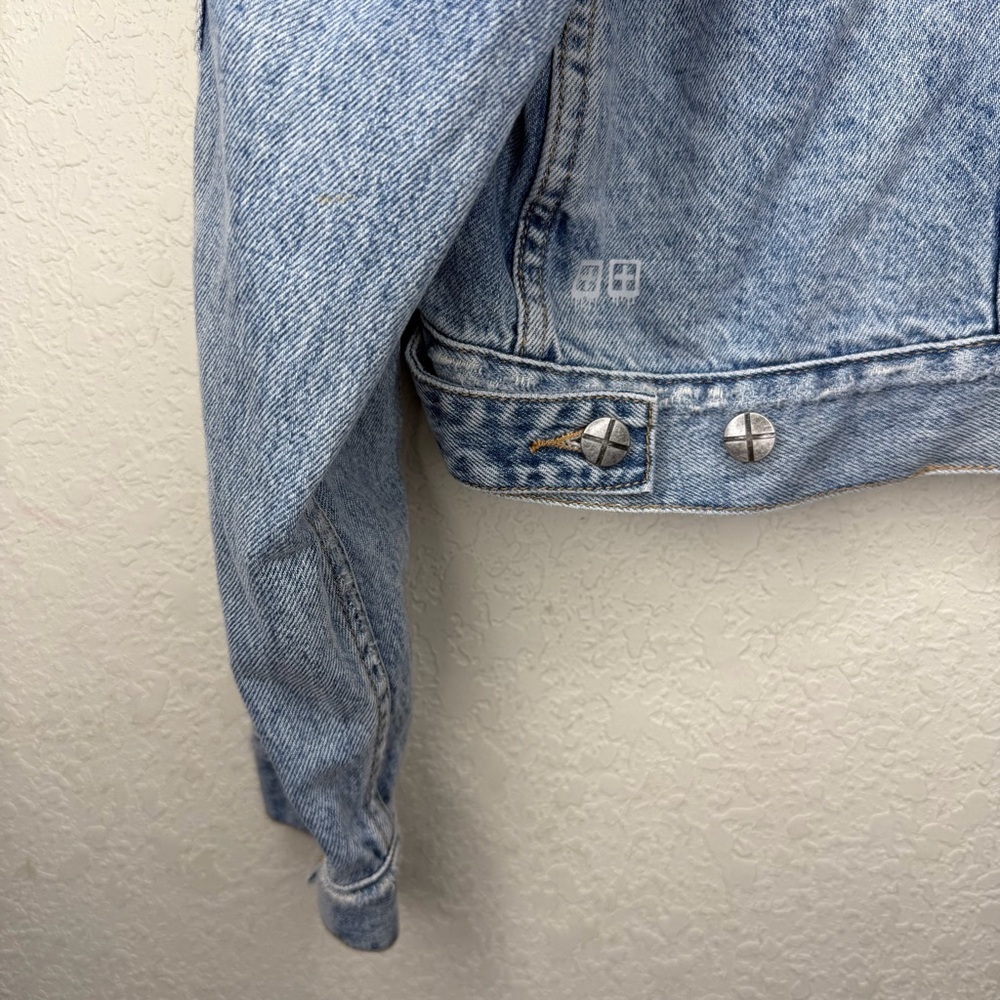 KSUBI Justify Denim Trucker Jacket in Karma Flash - Picture 10 of 14